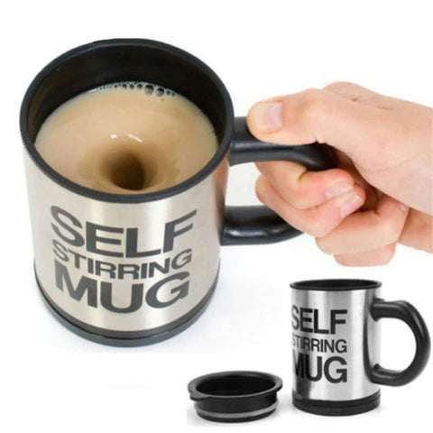 SELF STIRRING MUG | COFFEE TEA MUG CUP